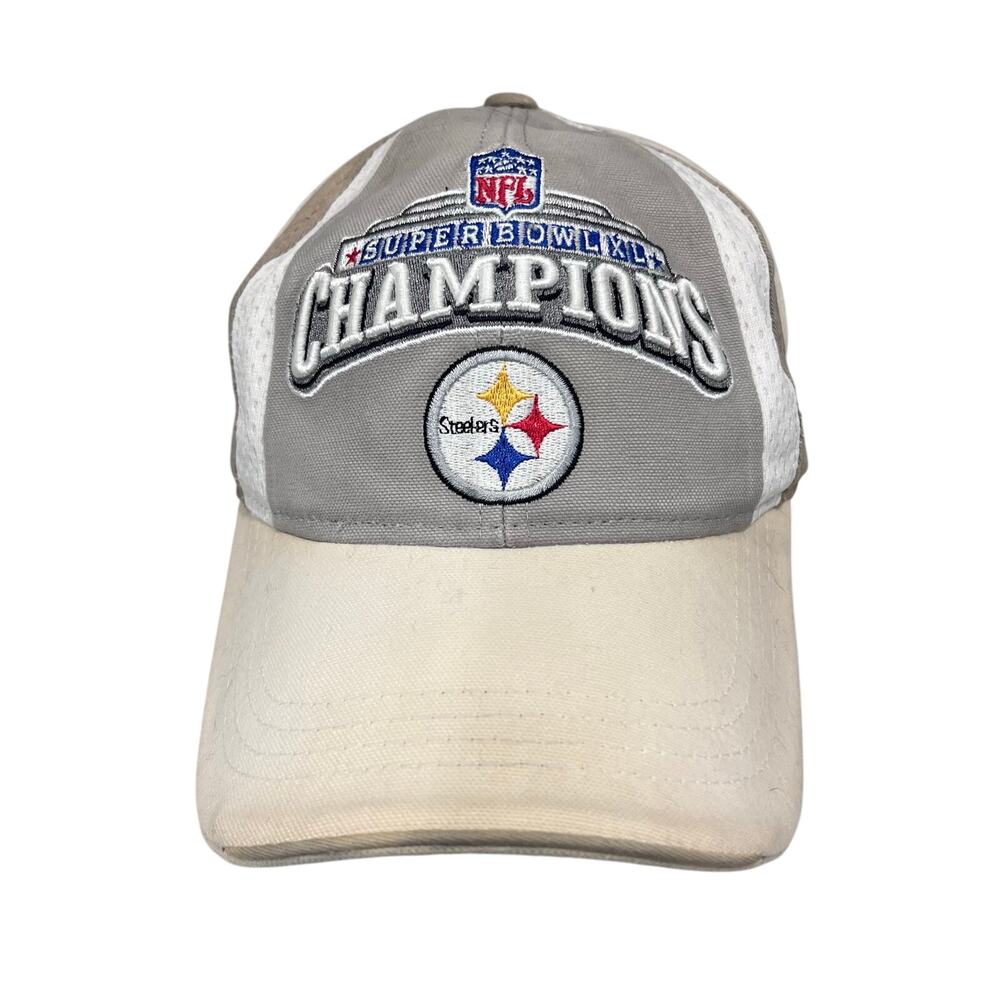 Reebok Pittsburgh Steelers Super Bowl XL Champions Adjustable Hat.